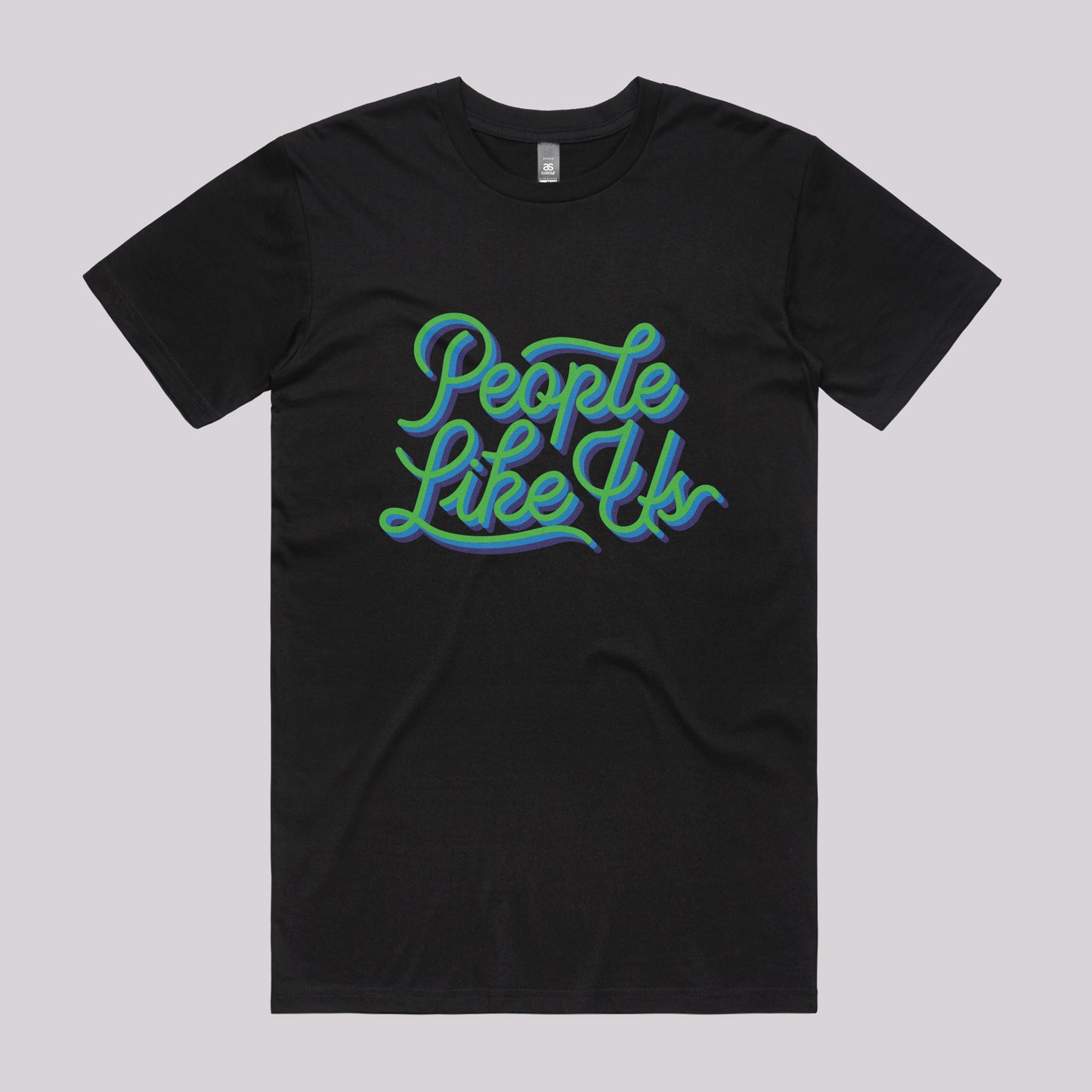 Three Colour Retro Logo Tee