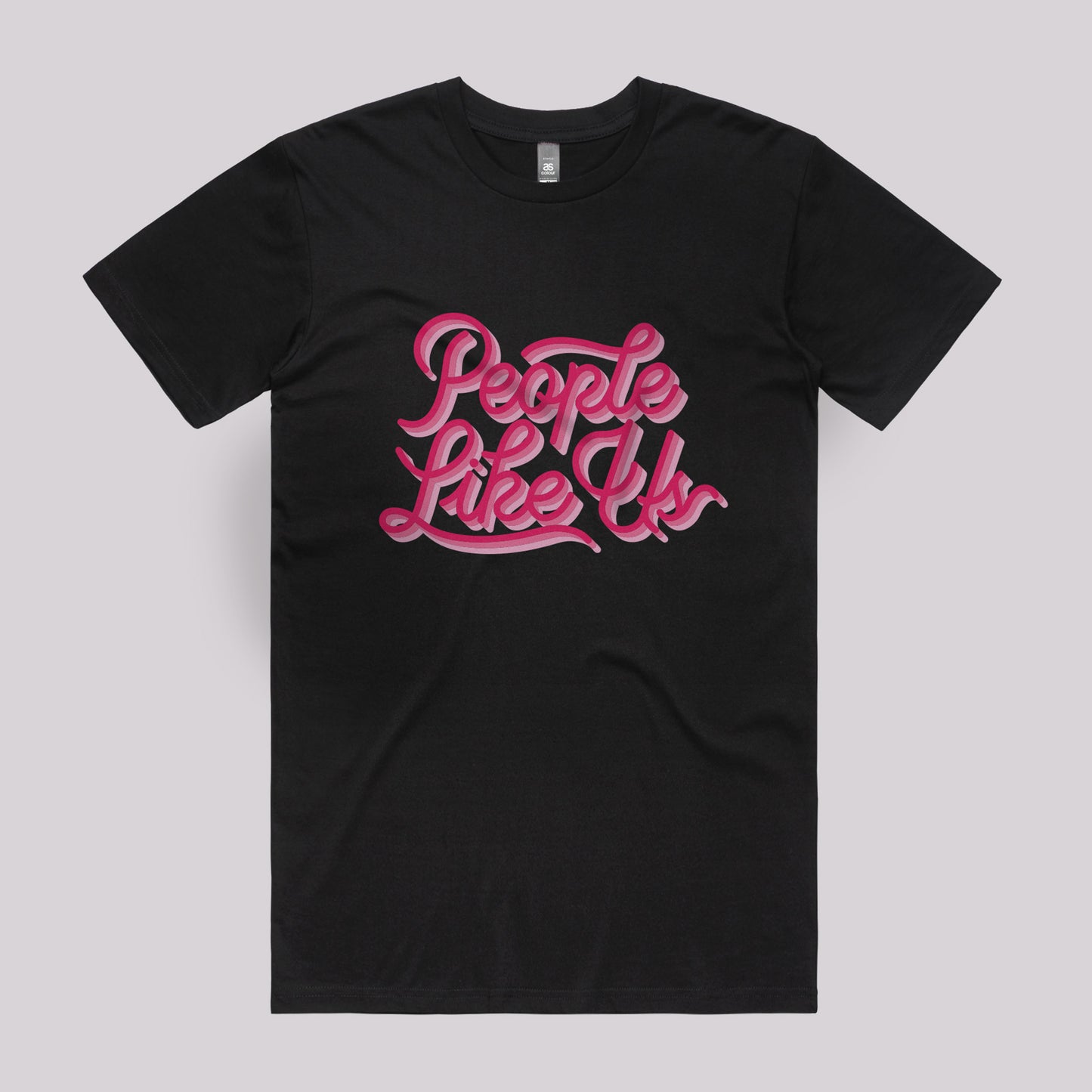 Three Colour Retro Logo Tee