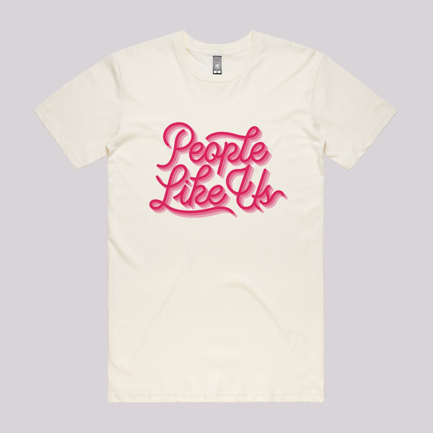 Three Colour Retro Logo Tee