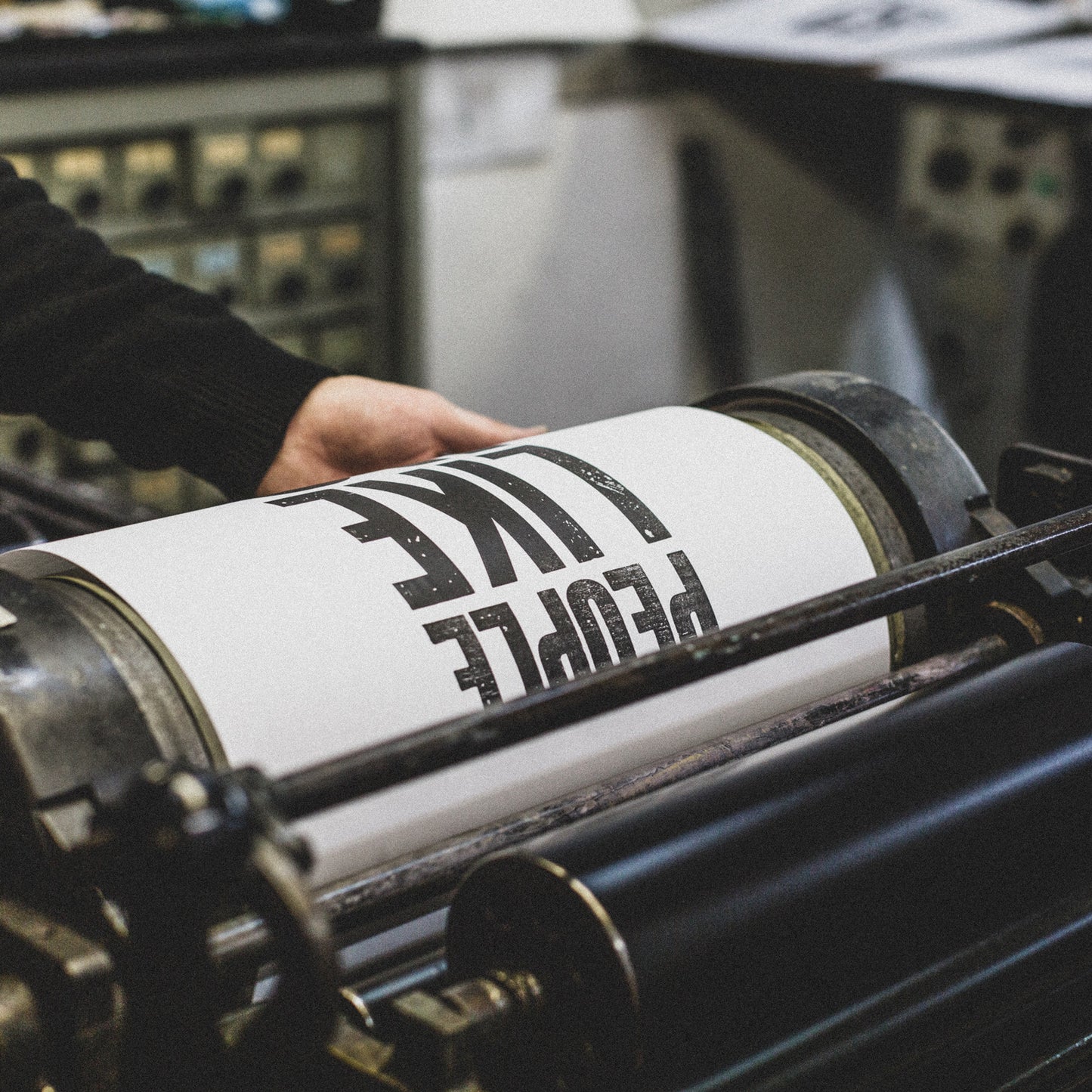 People Like Us Letterpress Print