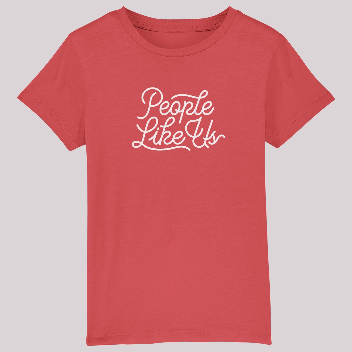 Youth Screenprinted White Logo T-Shirt