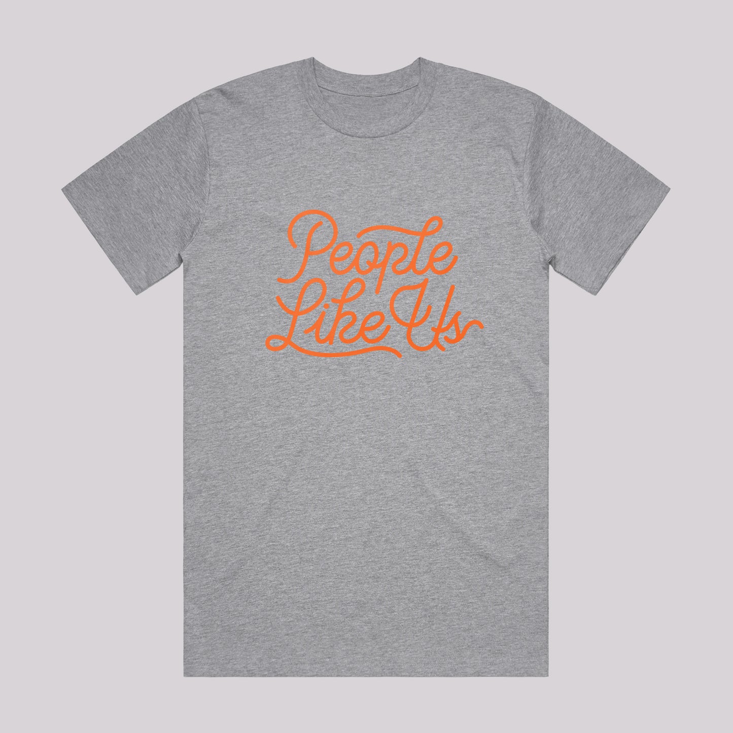 Orange Screenprinted Logo T-Shirt