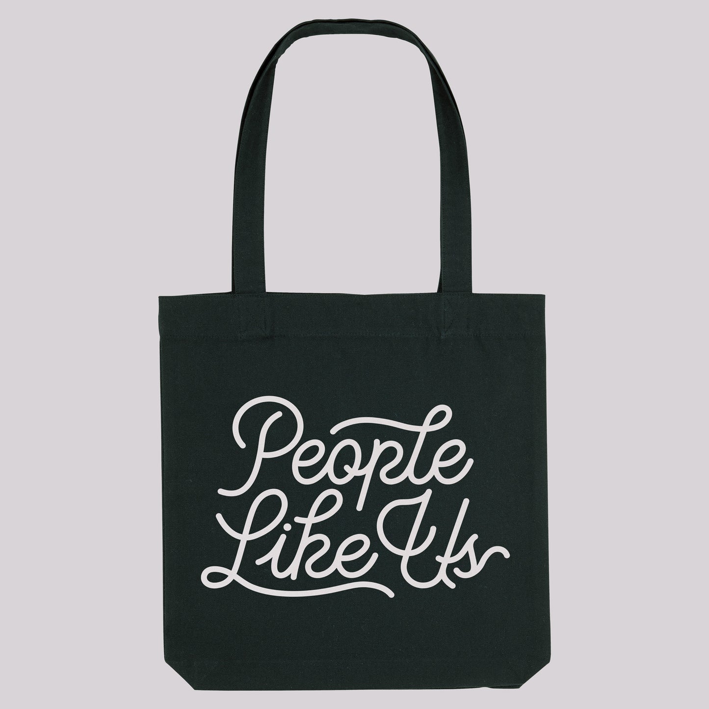 Black Logo Tote Bag