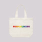 People Like Us Rainbow Tote No.1