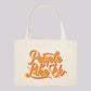 Three Colour Retro Logo Tote