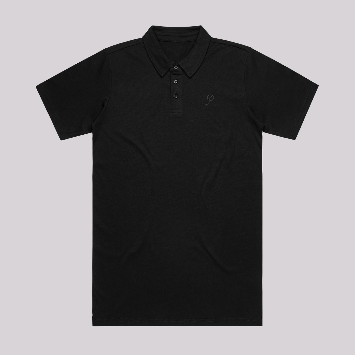 Embroidered Monogram Polo